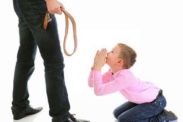 наказание ребенка