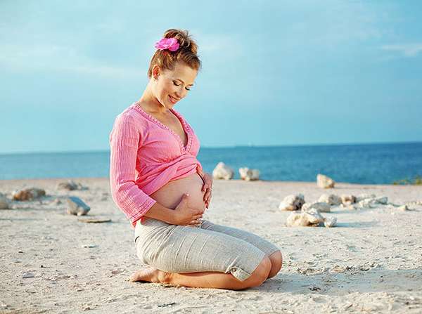 Очень полезным во время беременности является отдых на море