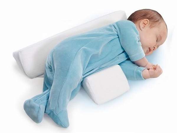 подушка с боковой поддержкой для новорожденного
