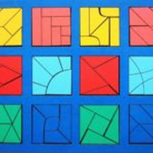 Сложные варианты игры «Сложи квадрат»