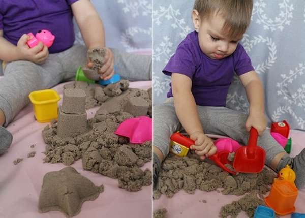 игры с кинетическим песком