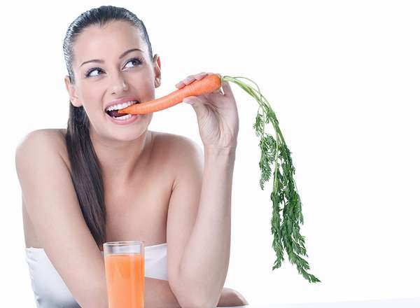 Не нужно слишком увлекаться морковью, поскольку в больших дозах она может вызывать вялость и головную боль