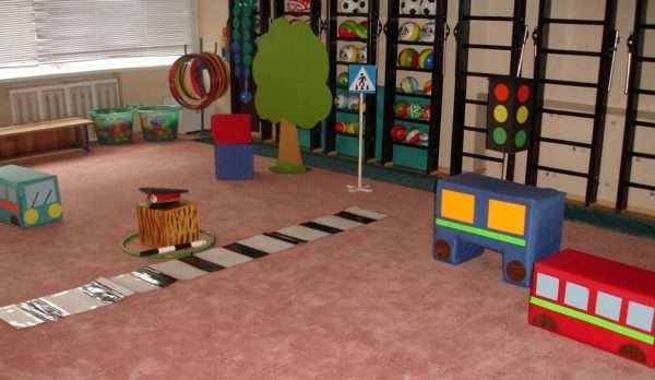Игровая среда для ПДД в детском саду